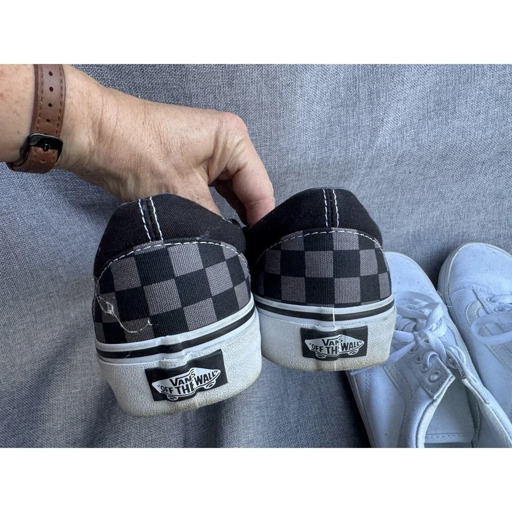 Vans black gray